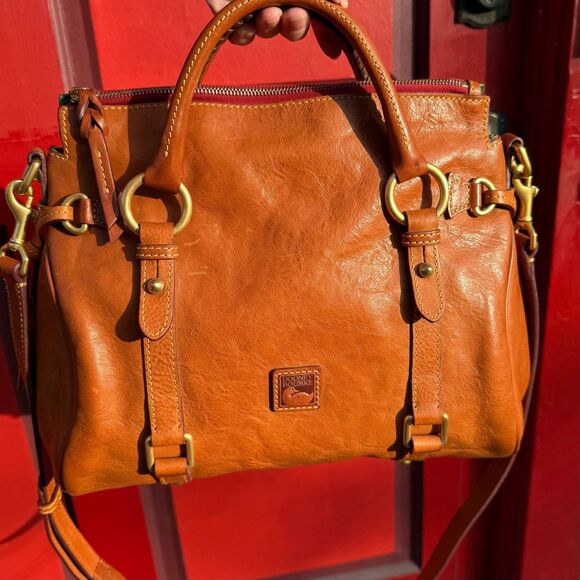 Dooney & Bourke Florentine Large Tassel Satchel – Natural - Picture 16 of 17